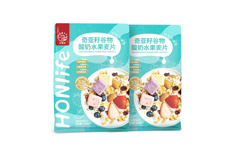 HONLIFE CHIA SEED CEREAL YOGURT FRUIT GRANOLA 300G